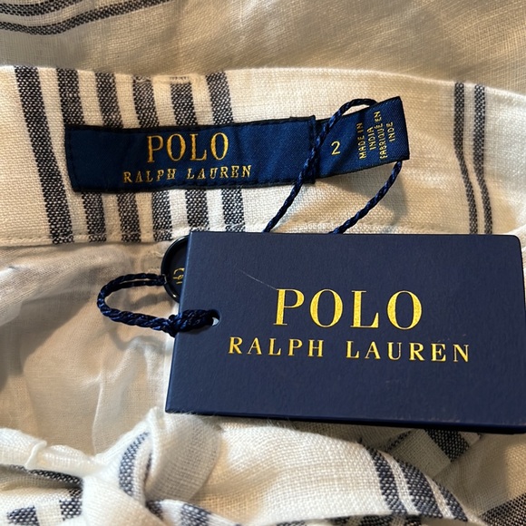 NWT Ralph Lauren Linen Patchwork Skirt - Picture 7 of 8